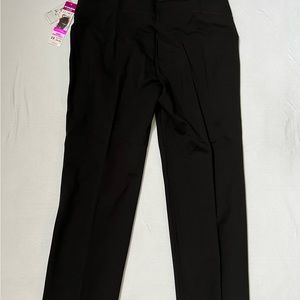 Peter Nygard luxe slims slim straight, 2X plus size 20-22, black